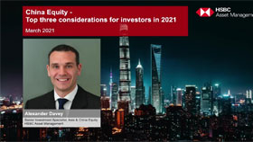 China Equity - Top three considerations for investors in 2021